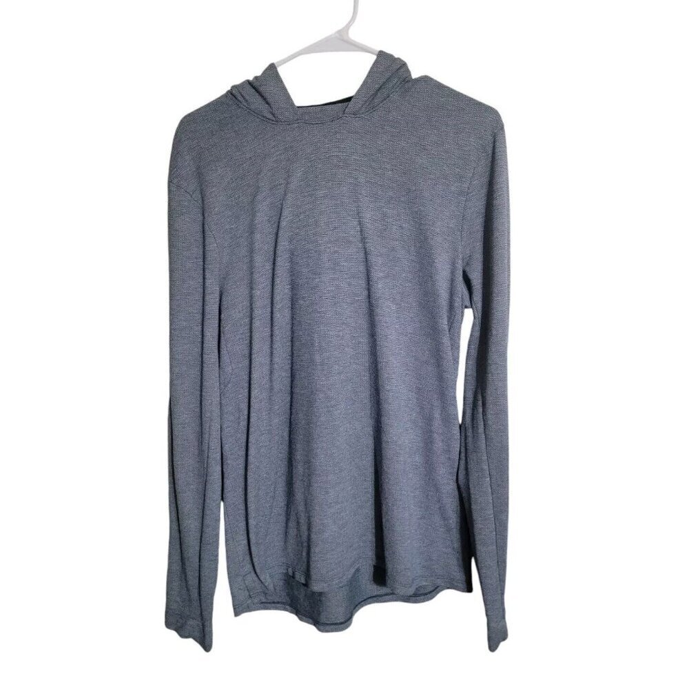Lululemon Top Men Gray Lightweight Training Hoodie Running Athletic Athleisure